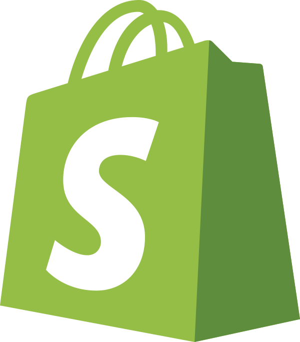 Shopify logo on technology page